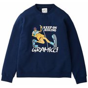 キープオンハイキングスウェットシャツ KEEP ON HIKING SWEATSHIRT G2SU-J017 NAVY Lサイズ [アウトドア スウェット ユニセックス]