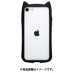 ヨドバシ Com ラスタバナナ Rastabanana 69ip247hb Iphone Se 第3世代 Se 第2世代 8 7 4 7インチ用 ケース カバー ハイブリッド 猫耳 ネコミミ 背面強化ガラス 背面クリア Mimi ブラック 通販 全品無料配達