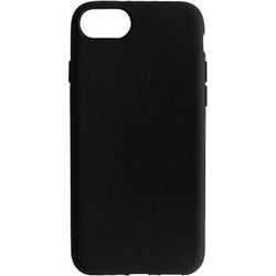 6848IP247SI [iPhone SE（第3世代）/SE（第2世代）/8/7/6s 4.7インチ用 ケース カバー シリコンケース さらさら マット ブラック]