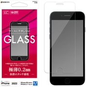 GP3299IP247 [iPhone SE（第3世代） 4.7インチ用 ガラスフィルム 高光沢 薄型 0.2mm 高感度]