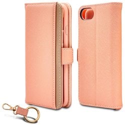 6822IP247BO [iPhone SE（第3世代）/SE（第2世代）/8/7/6s 4.7インチ用 ケース カバー 手帳型 viviana サファアーノ カード入れ スタンド機能 ピンク]