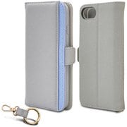 6824IP247BO [iPhone SE（第3世代）/SE（第2世代）/8/7/6s 4.7インチ用 ケース カバー 手帳型 viviana サファアーノ カード入れ スタンド機能 ブルーグレー]