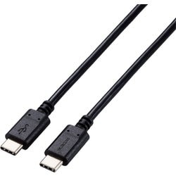 USB2.0ケーブル USB Type-C to USB Type-C 1m ブラック U2C-CC5PC10NBK
