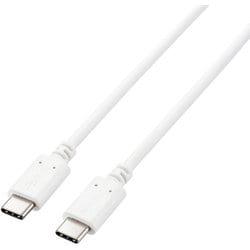 USB2.0ケーブル USB Type-C to USB Type-C 1m ホワイト U2C-CC5PC10NWH