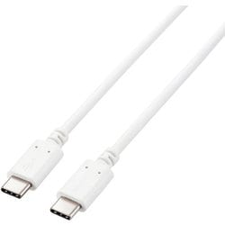 USB2.0ケーブル USB Type-C to USB Type-C 2m ホワイト U2C-CC5PC20NWH