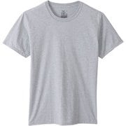 HM1EU702 [リングスパンコットン クルーネックTシャツ メンズ 2枚組 LL ヘザーグレー]