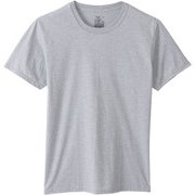 HM1EU702 [リングスパンコットン クルーネックTシャツ メンズ 2枚組 M ヘザーグレー]