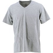 HM1EU703 [リングスパンコットン VネックTシャツ メンズ 3枚組 L ヘザーグレー]