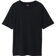 HM1V102 [コーデュラコットン クルーネックポケットTシャツ メンズ XL ブラック]