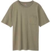 HM1V102 [コーデュラコットン クルーネックポケットTシャツ メンズ L デザートタン]