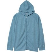 HM4V103 [ジップフーデッドロングスリーブTシャツ メンズ XL ヘザーサックス]