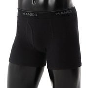 ボクサーブリーフ メンズ 前開き M ブラック HM6EF301