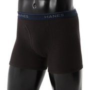 ボクサーブリーフ メンズ 前開き M ブラック×ネイビー HM6EF301