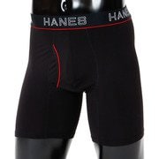 コンフォート フレックスフィット ボクサーブリーフ メンズ 前開き LL ブラック×レッド HM6EQ102
