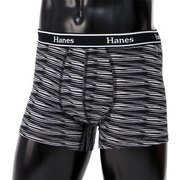 ボクサーブリーフ メンズ 前閉じ L ブラック×グレー HM6EQ201