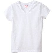VネックTシャツ ウィメンズ 2枚組 L ホワイト HW5315