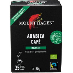 オーガニック フェアトレード カフェインレス インスタントコーヒー スティック 25P