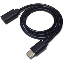 USB2.0 TYPE-C延長ケーブル 50cm SU2-TCE50BK