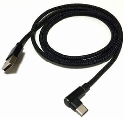 TYPE-C L型ケーブル 1m SU2-TCL100B
