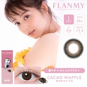 カカオワッフル ワンデー 10枚入 ±0.00（度なし） [カラーコンタクトレンズ]