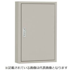 盤用キャビネット 露出形 木製基板付 フカサ120mm ライトベージュ塗装 1個入 外形寸法（ヨコ×タテ×フカサ）：400×1000×120 B12-410