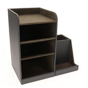 デスクオーガナイザー 2タイプセット スモーキーブラック MOT-STOCKBOX-BK