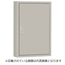 B40-55 [盤用キャビネット 露出形 木製基板付 フカサ400mm ライトベージュ塗装 1個入 外形寸法（ヨコ×タテ×フカサ）：500×500×400]