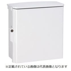 OPK18-43A [キー付耐候プラボックス 屋根付 汎用タイプ ホワイトグレー 1個入 寸法（ヨコ×タテ×フカサ）（mm）：400×300×180 外形寸法（タテ）（mm）：321]