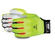 MXGCEHVB/M [Superior Glove Clutch Gear ヤギ革/スパンデックス 高視認性耐摩耗・耐切創 作業用保護手袋]