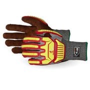 STAGBLPVBL [Superior Glove TenActiv 立体成型牛革/耐切創繊維ニット 耐衝撃ラバープロテクション・耐切創・耐穿孔 作業用保護手袋]