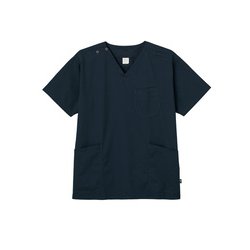 7085SC 医療・介護 白衣 メンズスクラブ ネイビー 4L 7085SC-7-4L