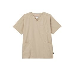 7085SC 医療・介護 白衣 メンズスクラブ ベージュ LL 7085SC-10-LL