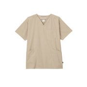 7085SC 医療・介護 白衣 メンズスクラブ ベージュ LL 7085SC-10-LL