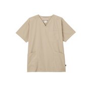 7085SC 医療・介護 白衣 メンズスクラブ ベージュ 3L 7085SC-10-3L