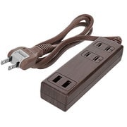 スマートIC搭載 急速充電2.4A出力対応 USB Type-A×2 ポート付き木目調 OAタップ 1m ダークブラウン OWL-OTA2U2S10-WDB