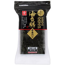 海苔膳手巻のり 2切20枚 [海苔 期限切迫商品（賞味期限：2025年10月3日）]