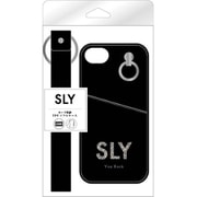 md-75093-1 [iPhone SE（第3世代） 用 SLY 背面ケース ラメグリッター  ブラック]