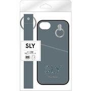 md-75093-2 [iPhone SE（第3世代） 用 SLY 背面ケース ラメグリッター  ブルー]