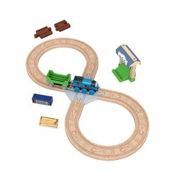 【24時間以内発送】Mattel 機関車トーマス　木製　レールセット