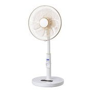 リビング扇風機 コトバdeファン DCモーター搭載 音声操作/超微風 リモコン付き ブラック YT-DV3438CFR(W)