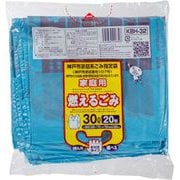 神戸市指定袋 燃えるごみ用 青半透明 30L 20枚 KBH32