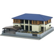 322726 1/150 塗装済キット 建コレ 013-4 現代住宅 C4 [鉄道模型用レイアウト用品]