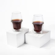 VIDA ヴィダ ダブルウォールグラスコーヒーカップ 電子レンジ・食洗器対応 ICBRAVENVG2