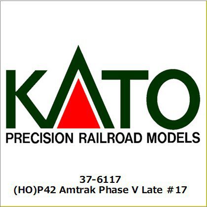 HCカトー エイチシーカトー  37-6117 HOゲージ完成品 P42 Amtrak Phase V Late #17 [鉄道模型]