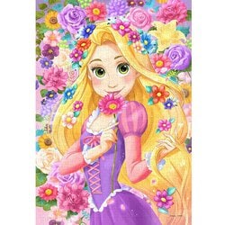 DPG500-674 ディズニー Flowersシリーズ 花かんむりの祝福 （ラプンツェル） [ジグソーパズル 500ピース]