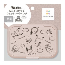 ウエットシートのフタ 抗菌 ビタット レギュラー モンポケ おやすみタイム