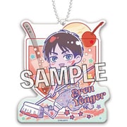 進撃の巨人 アクリルキーホルダー めろんぽっぷ☆ エレン（柄シャツver.） [キャラクターグッズ]