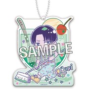 進撃の巨人 アクリルキーホルダー めろんぽっぷ☆ リヴァイ（柄シャツver.） [キャラクターグッズ]