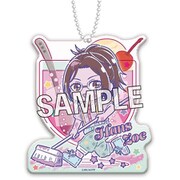 進撃の巨人 アクリルキーホルダー めろんぽっぷ☆ ハンジ（柄シャツver.） [キャラクターグッズ]