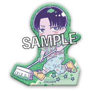 進撃の巨人 アクリルクリップ☆ めろんぽっぷ☆ リヴァイ（柄シャツver.） [キャラクターグッズ]